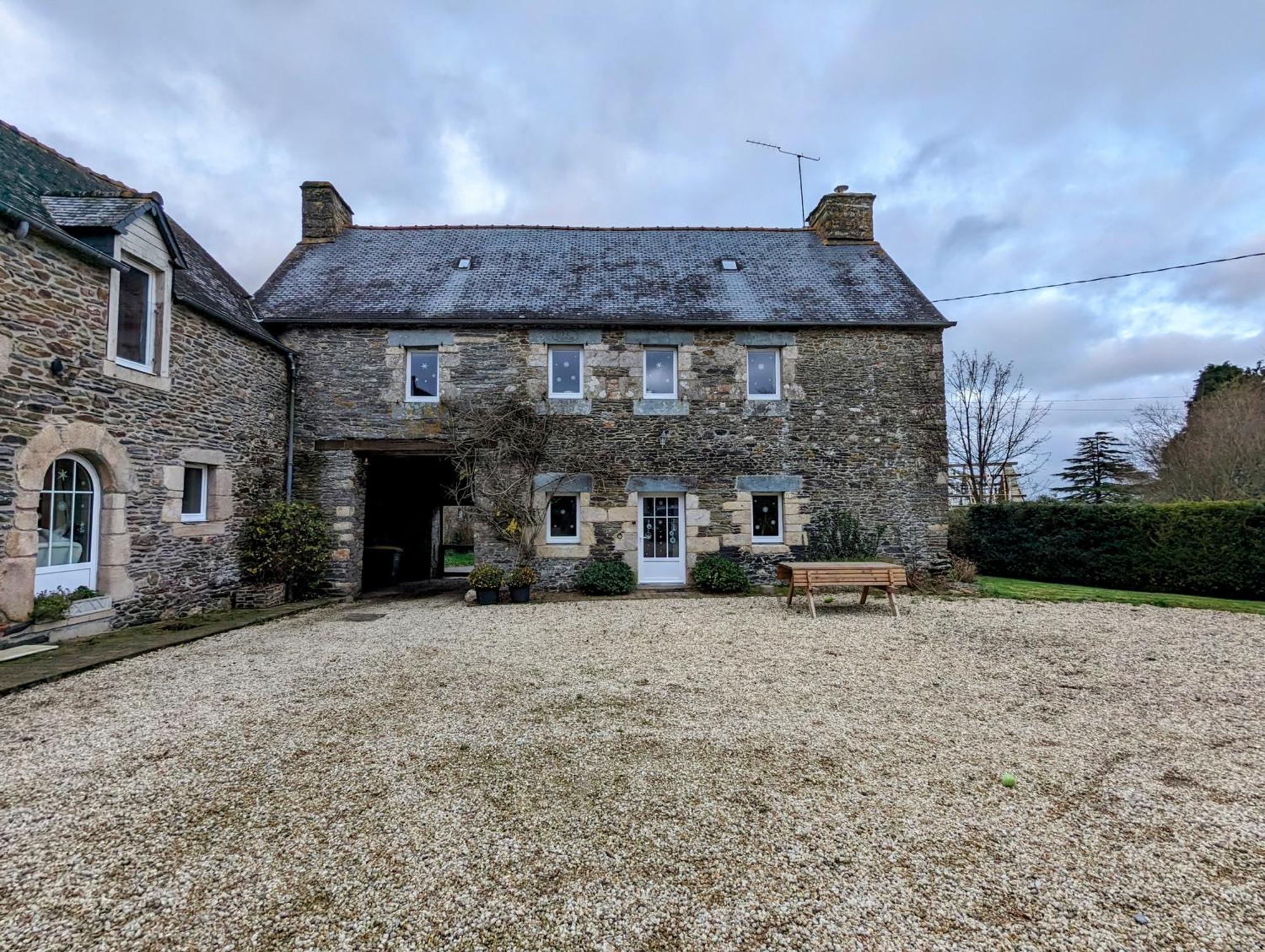 Breizh Home A La Boissiere Merléac Exteriör bild